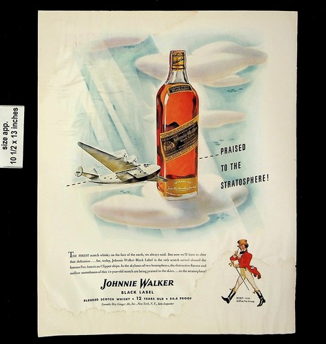 1943 johnnie walker - johnnie, black